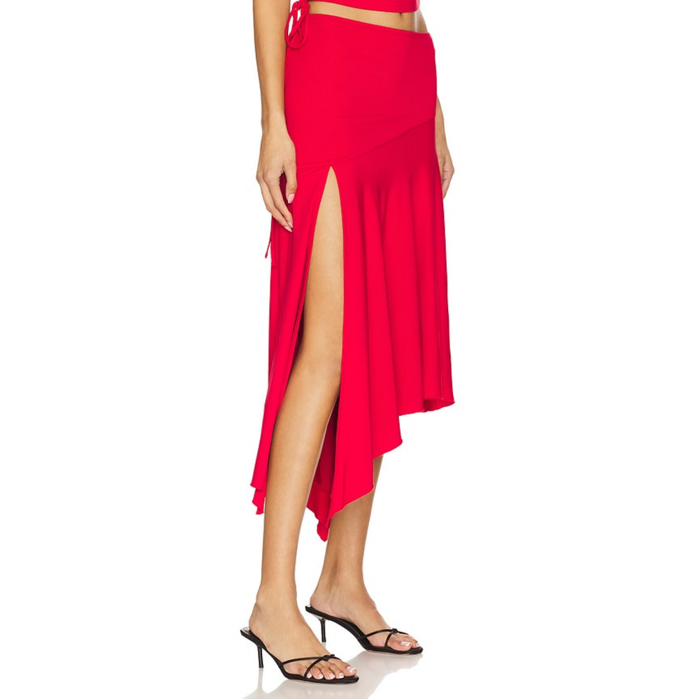 superdown Jaqualina Midi Skirt in Red - Picture 2 of 3